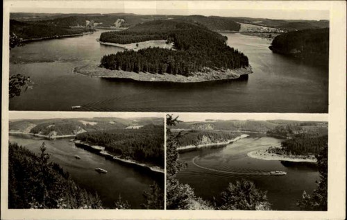 Bleiloch saaletalsperre 1957 - bleiloch-saaletalsperre, ~1957